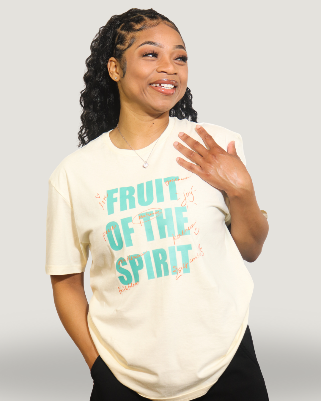 Fruit of The Spirit Script Tee