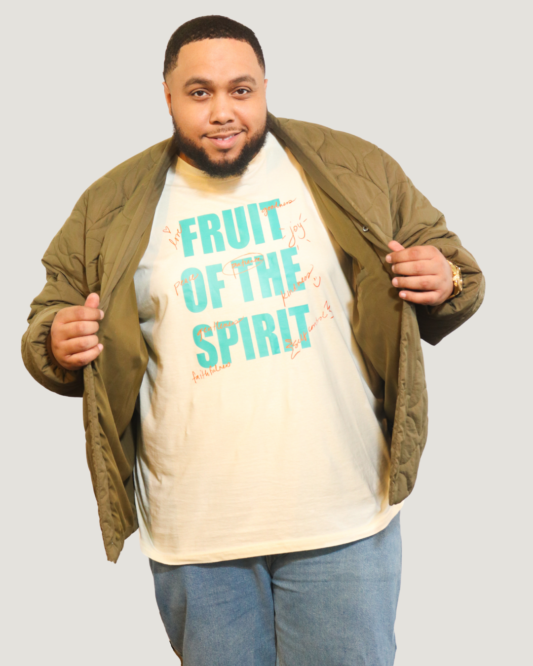 Fruit of The Spirit Script Tee